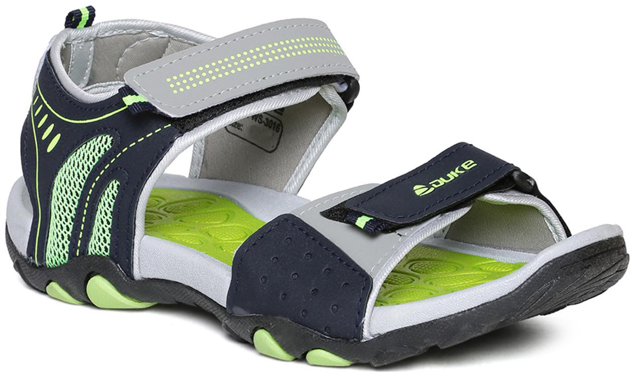

Duke Men s Navy And P Green Casual Sandals