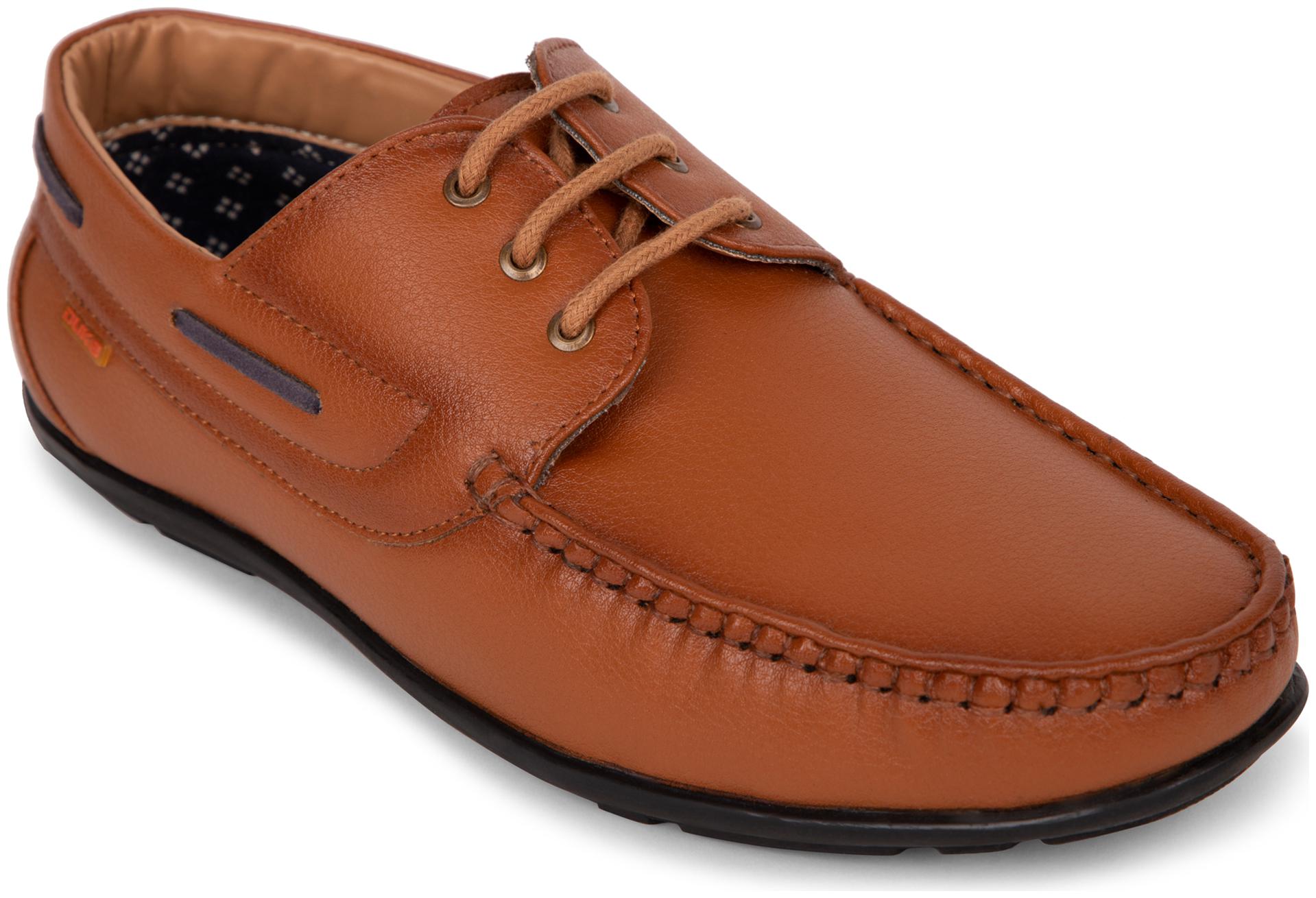 

Duke Men Tan Slip-On Formal Shoes - FWOL636