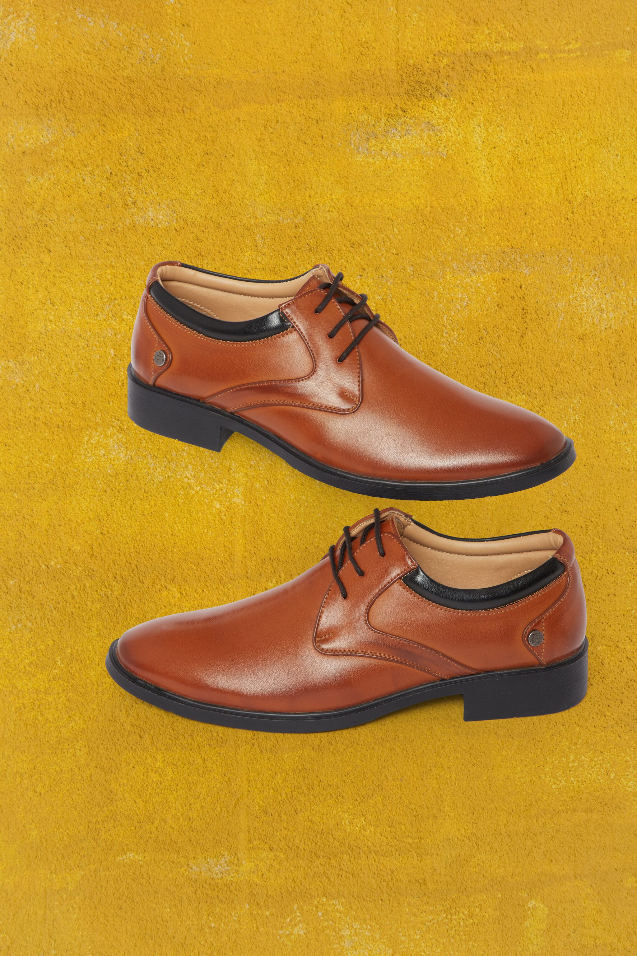 

Duke Men Tan Derby Formal Shoes - FORMAL SHOES - FWOL563