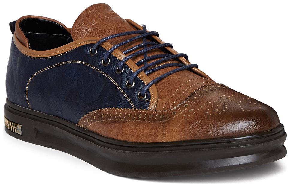 

Duke Mens Brown Navy Casual Shoes