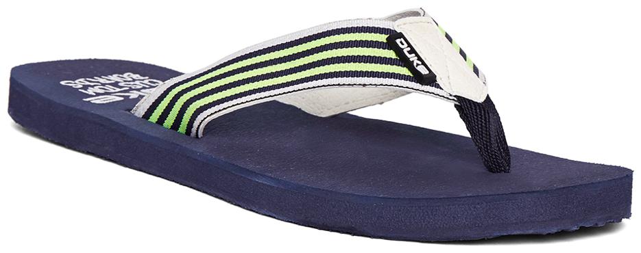 

Duke Mens Green Nylon Strap Slippers