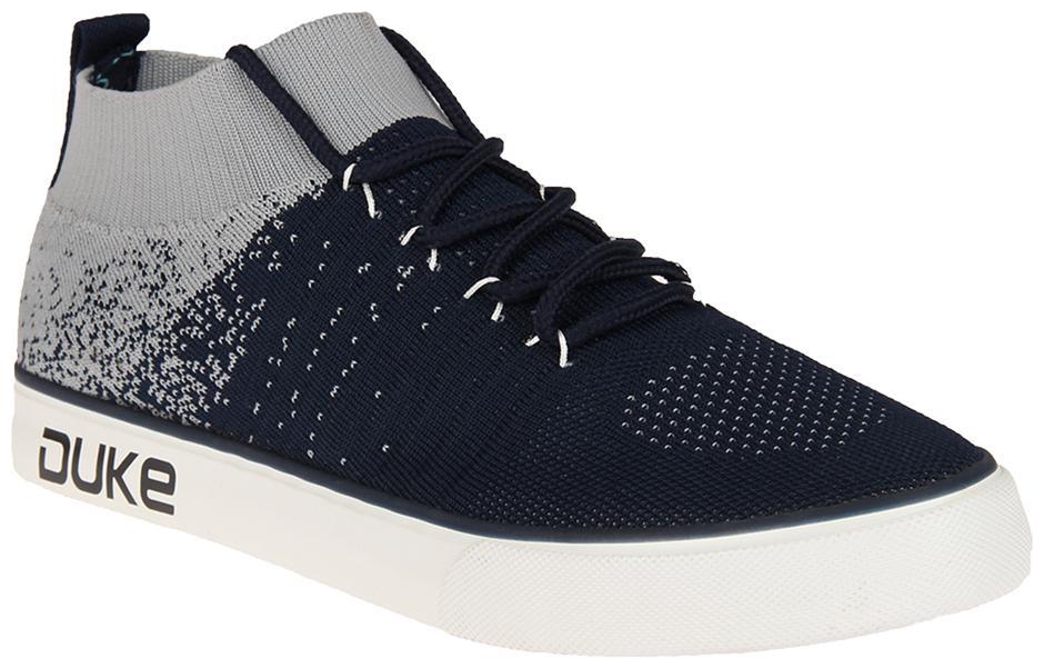 

Duke Mens Navy Grey Casual Shoes