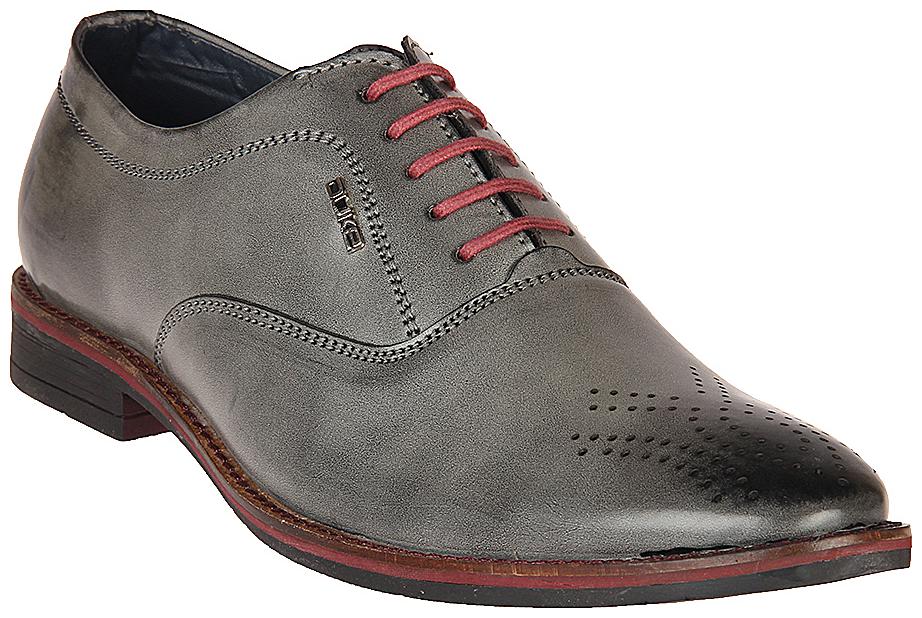 

Duke Men Grey Oxford Formal Shoes