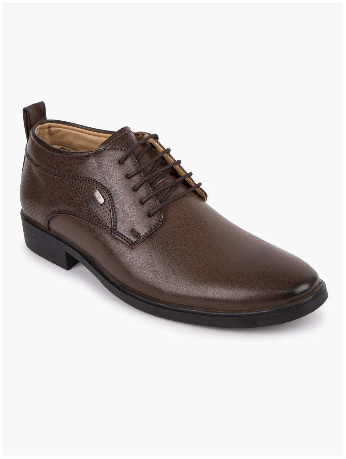 

Duke Men Brown Derby Formal Shoes - FWOL653