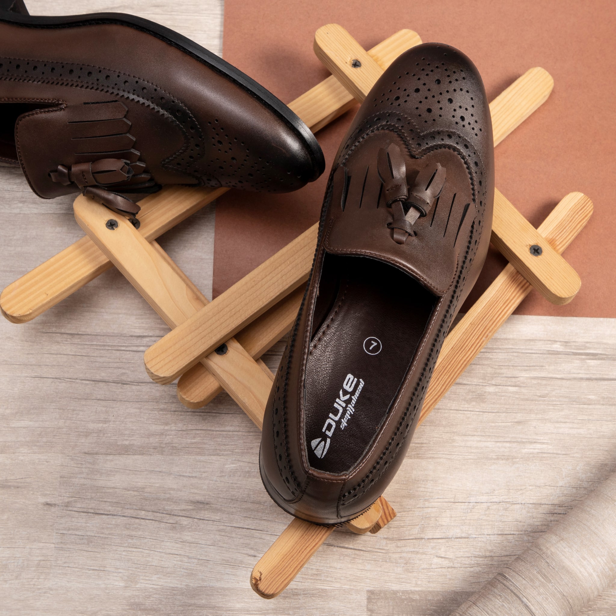 

Duke Men Brown Loafers