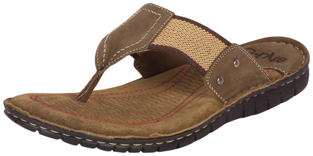 

E-lyte Brown Slipper (Size-9)
