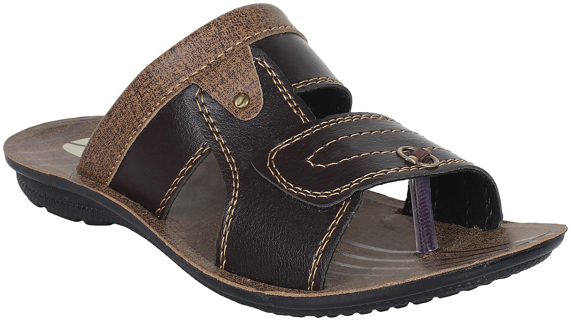 

Earton Men Brown Sliders - 1 Pair