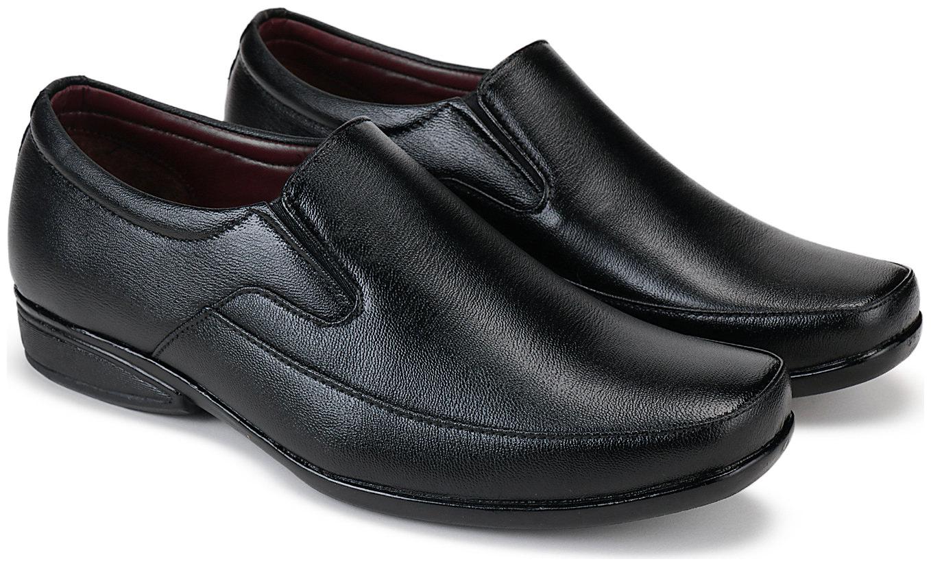 

Earton Men Black Slip-On Formal Shoes - BLACK-3029