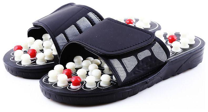 

Eastern Club Acupressure Black Slipper