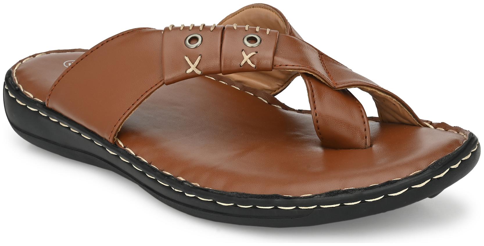 

Eego Italy Men Tan Indoor Slippers - 1 Pair