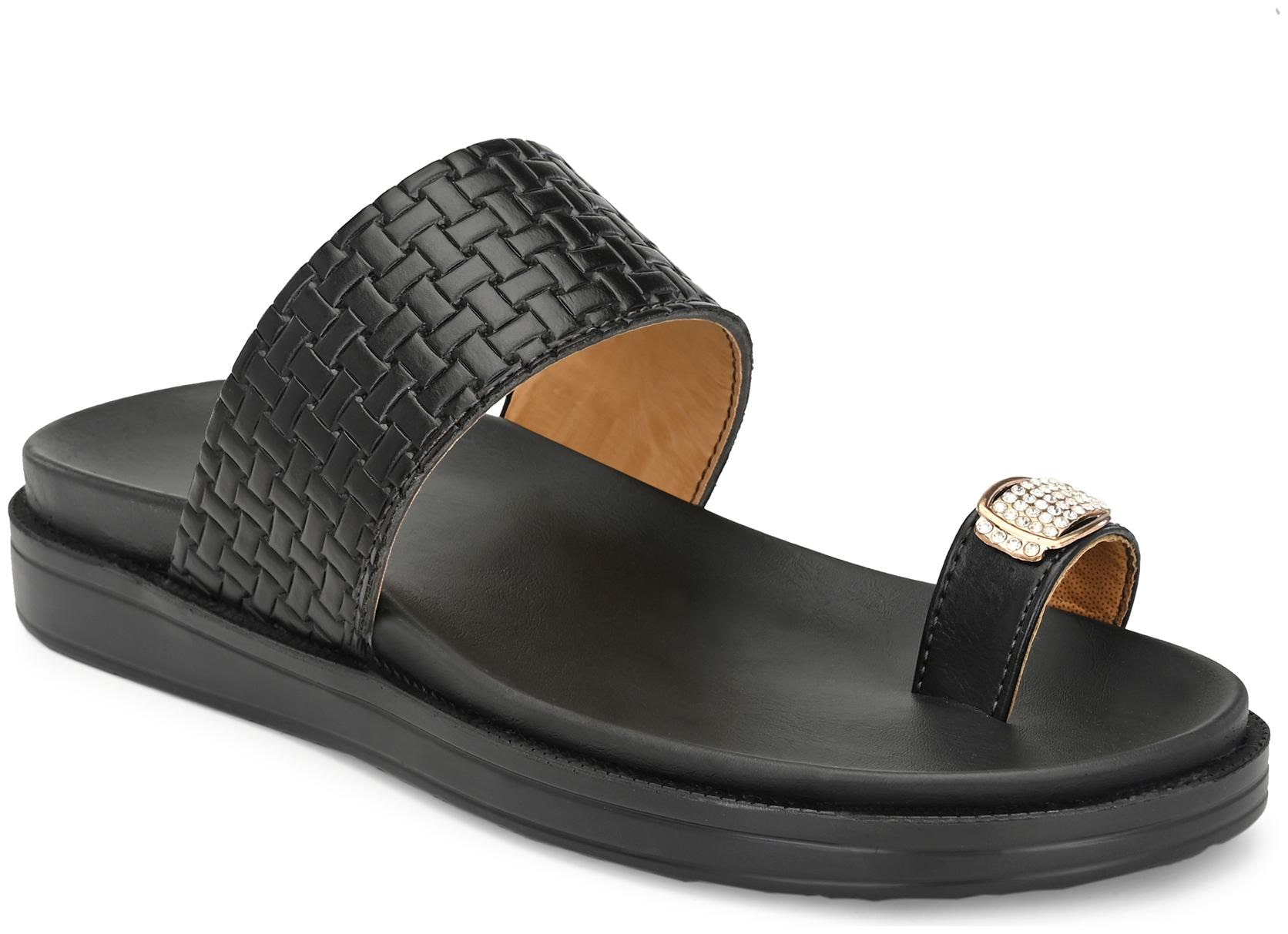 

Eego Italy Men Black Indoor Slippers - 1 Pair