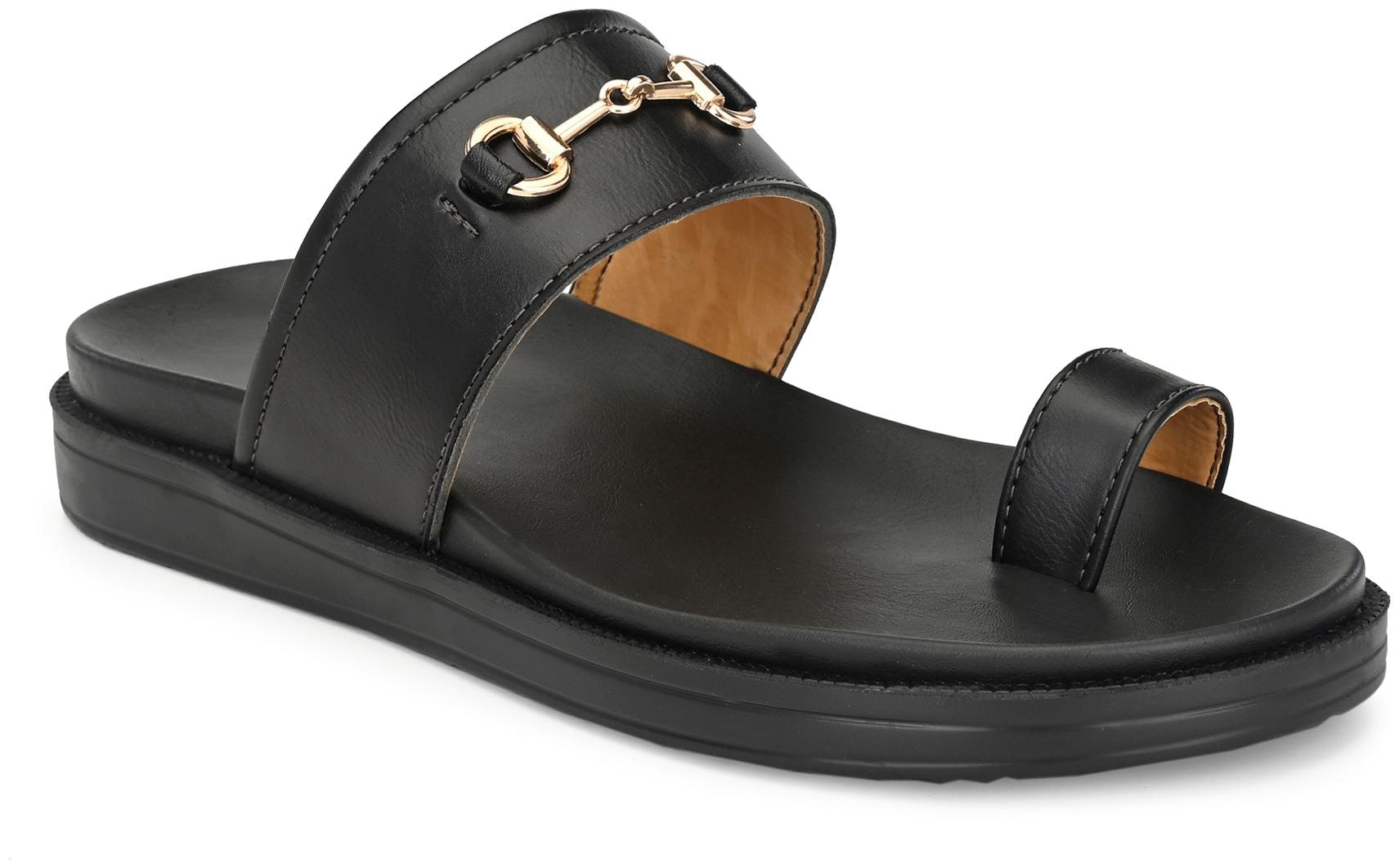 

Eego Italy Men Black Indoor Slippers - 1 Pair