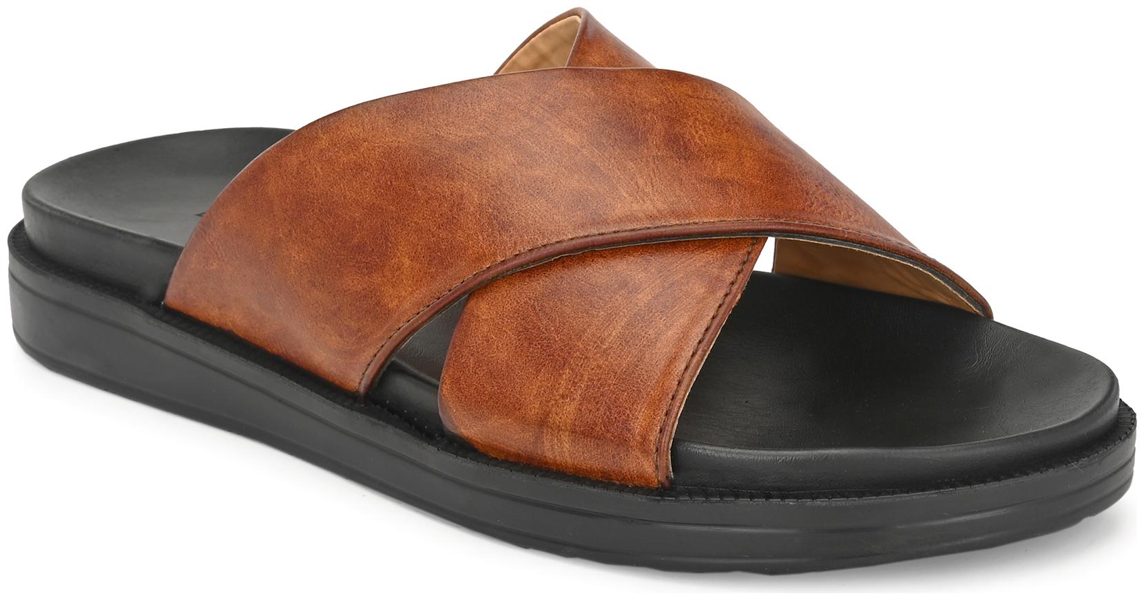 

Eego Italy Men Tan Indoor Slippers - 1 Pair