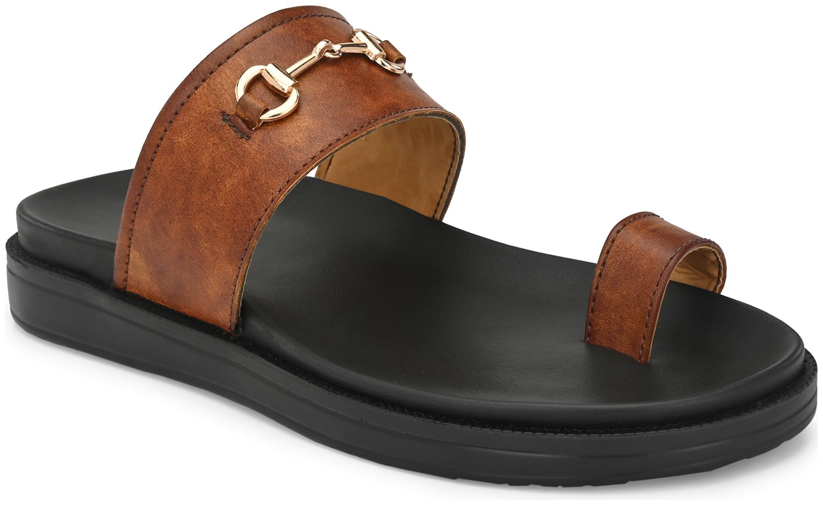 

Eego Italy Men Tan Indoor Slippers - 1 Pair