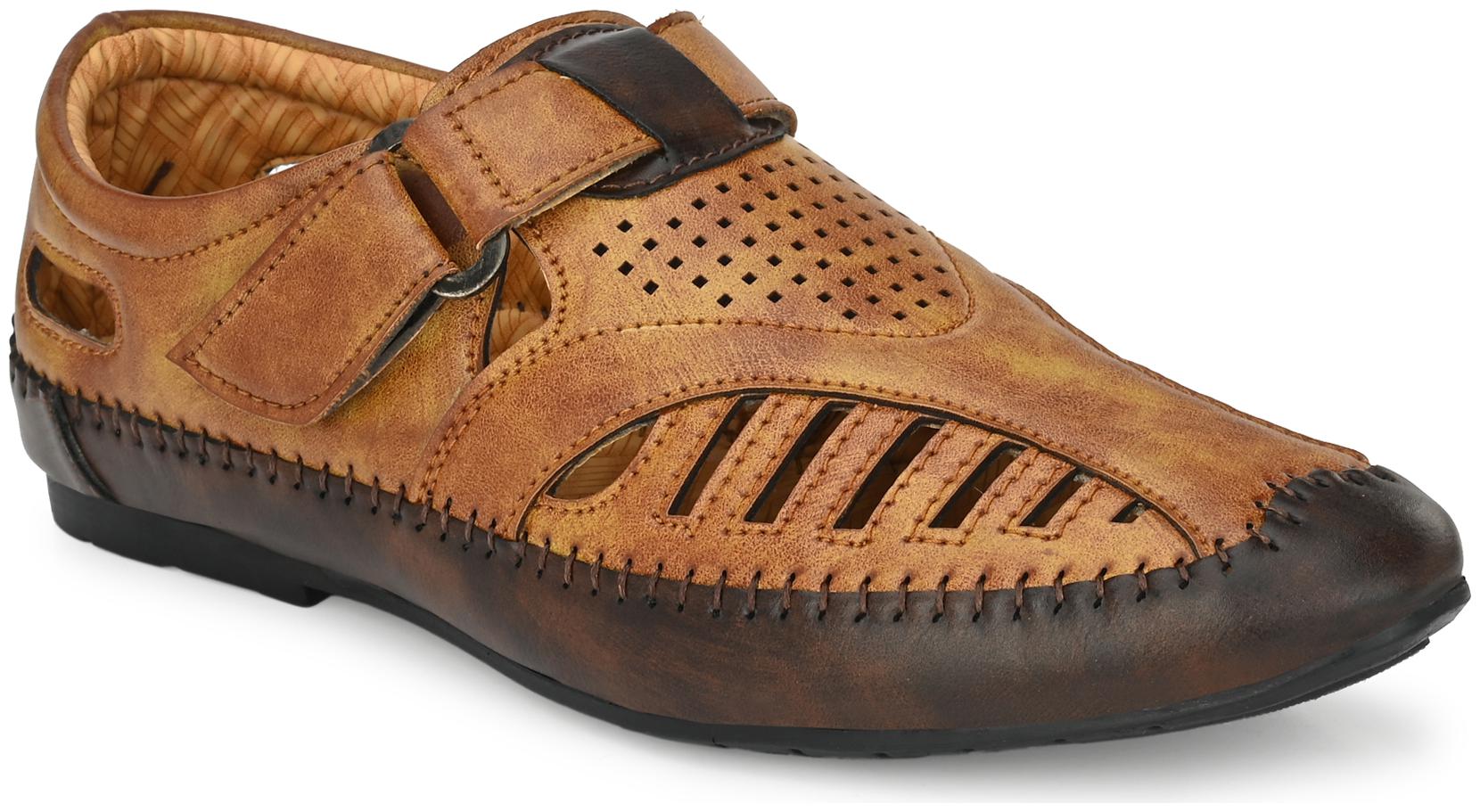 

Eego Italy Men Tan Sandals