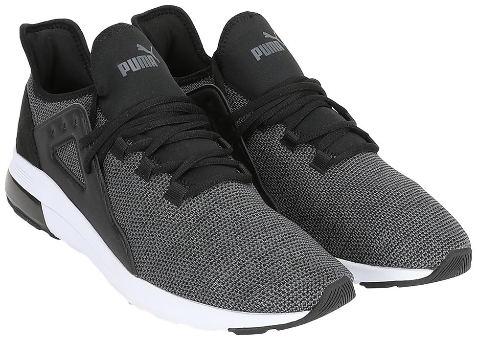 

Puma Men Electron Street Knit Running Shoes ( Black )