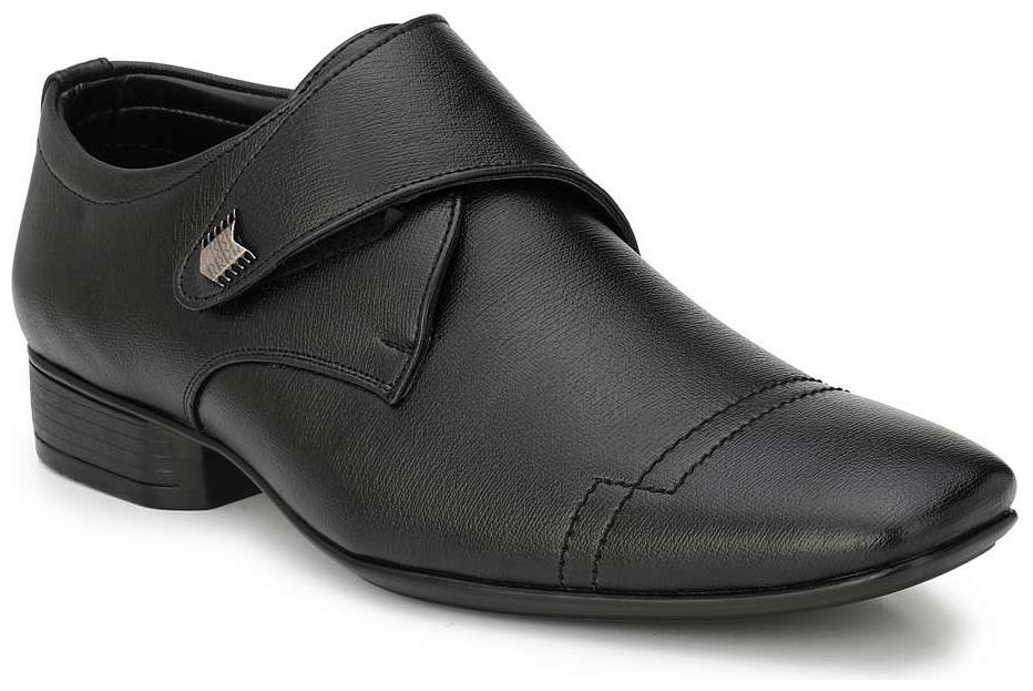 

Elixir Man Black Monk Strap Shoes