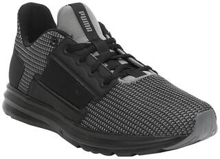 Puma Enzo Street Knit Running Shoes For Men (Grey )