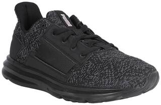 Puma Enzo Street Knit Interest Wn Training/ Gym Shoes For Women (Black )