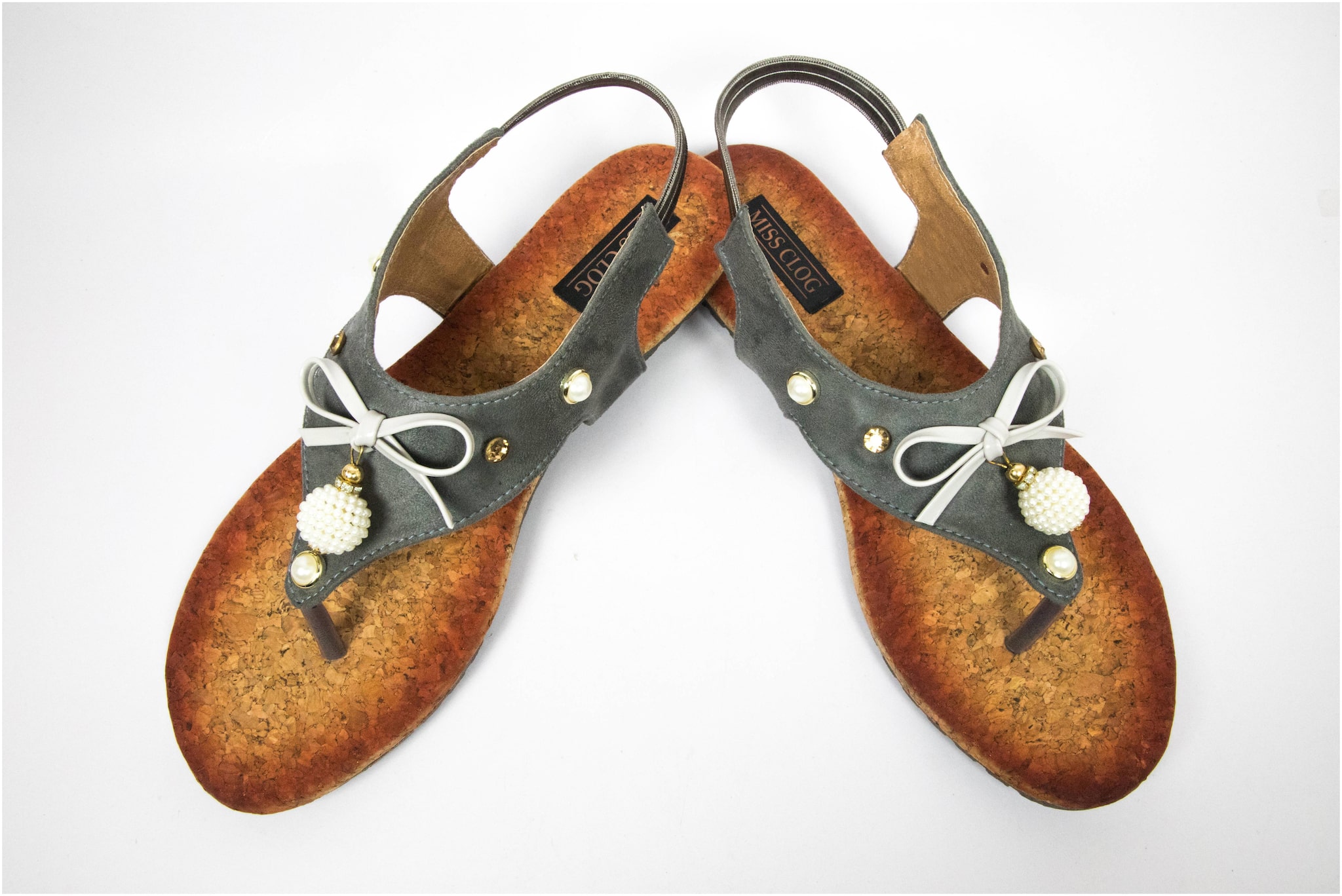 

MISS CLOG Women Grey Sandals