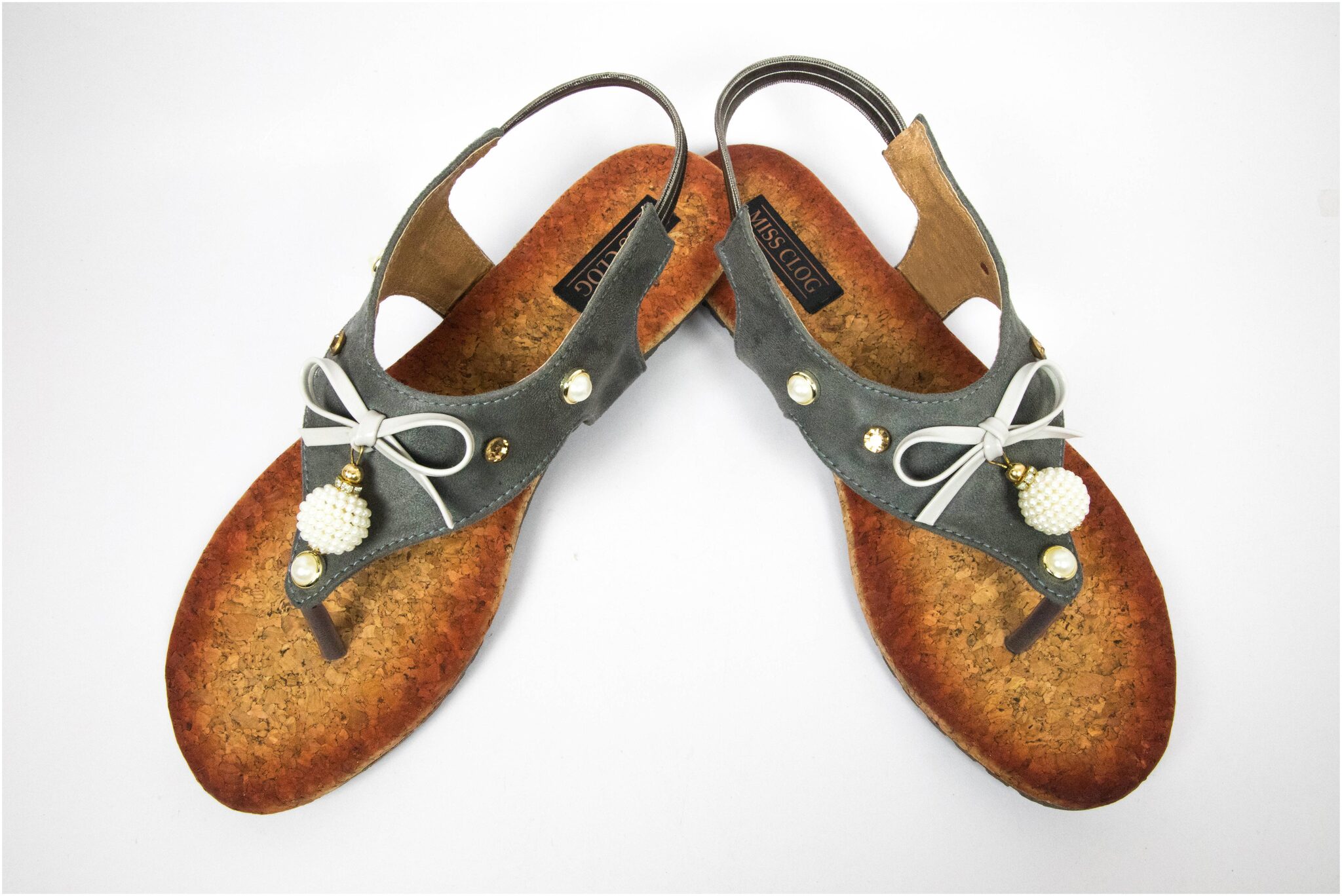

MISS CLOG Women Grey Sandals