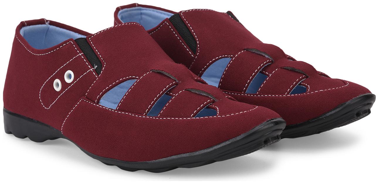 

EUGENIE CLUB Men Maroon Shoe-Style Sandals