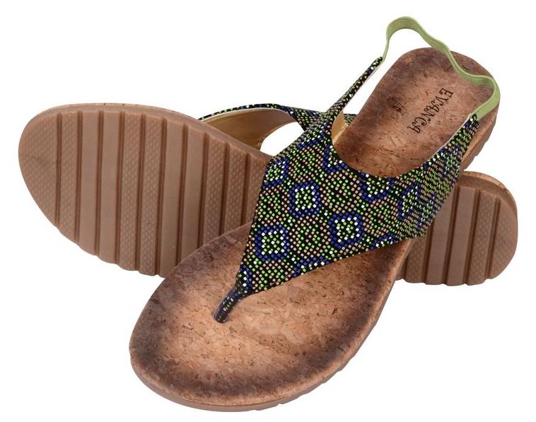

Evanca Women Green Tia Flats