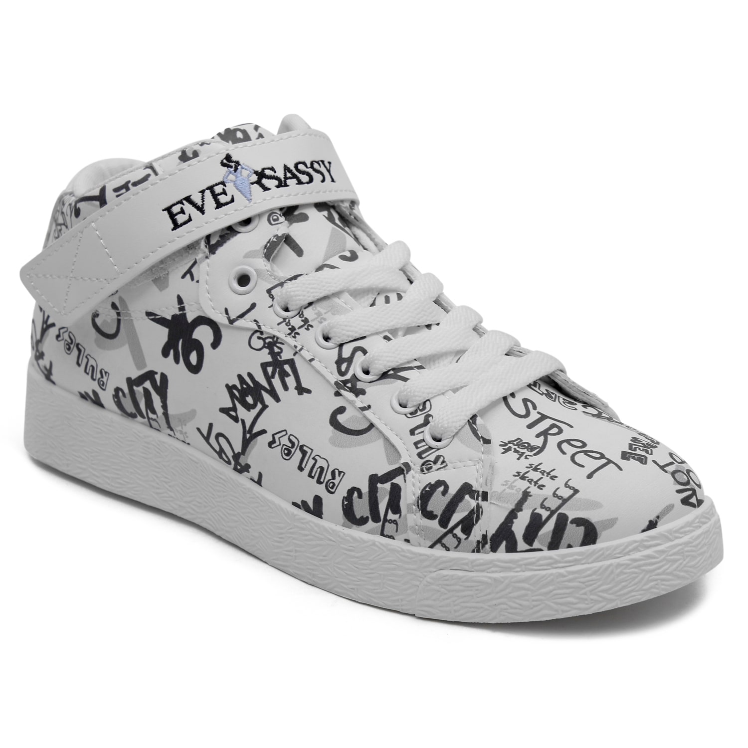 

Eversassy Women White Canvas Shoes