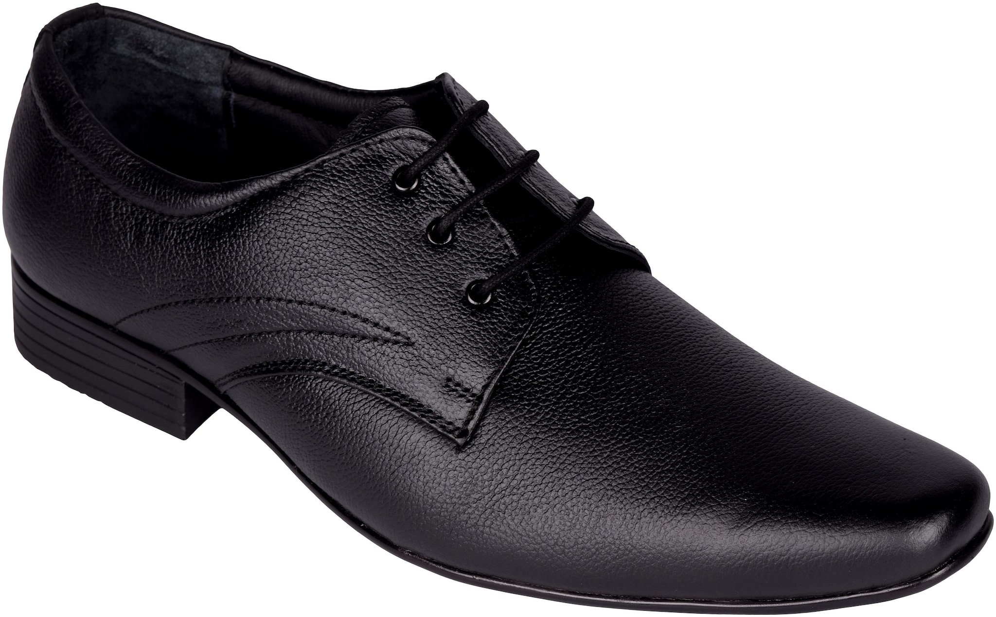 

Exotique Men Black Oxford Formal Shoes