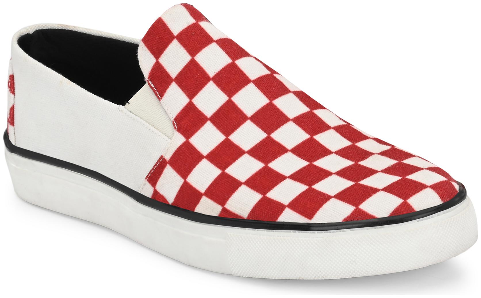 

Extrimos Men Red White Casual Shoes - EXC-01-WR