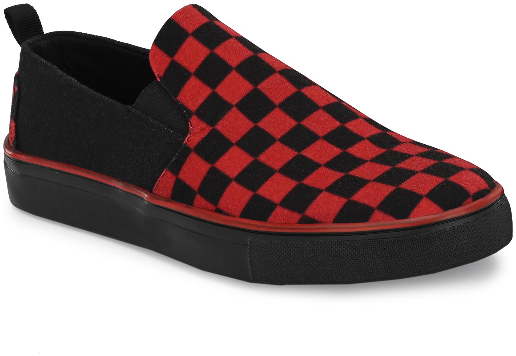 

Extrimos Men Red Black Casual Shoes - EXC-01-BLR