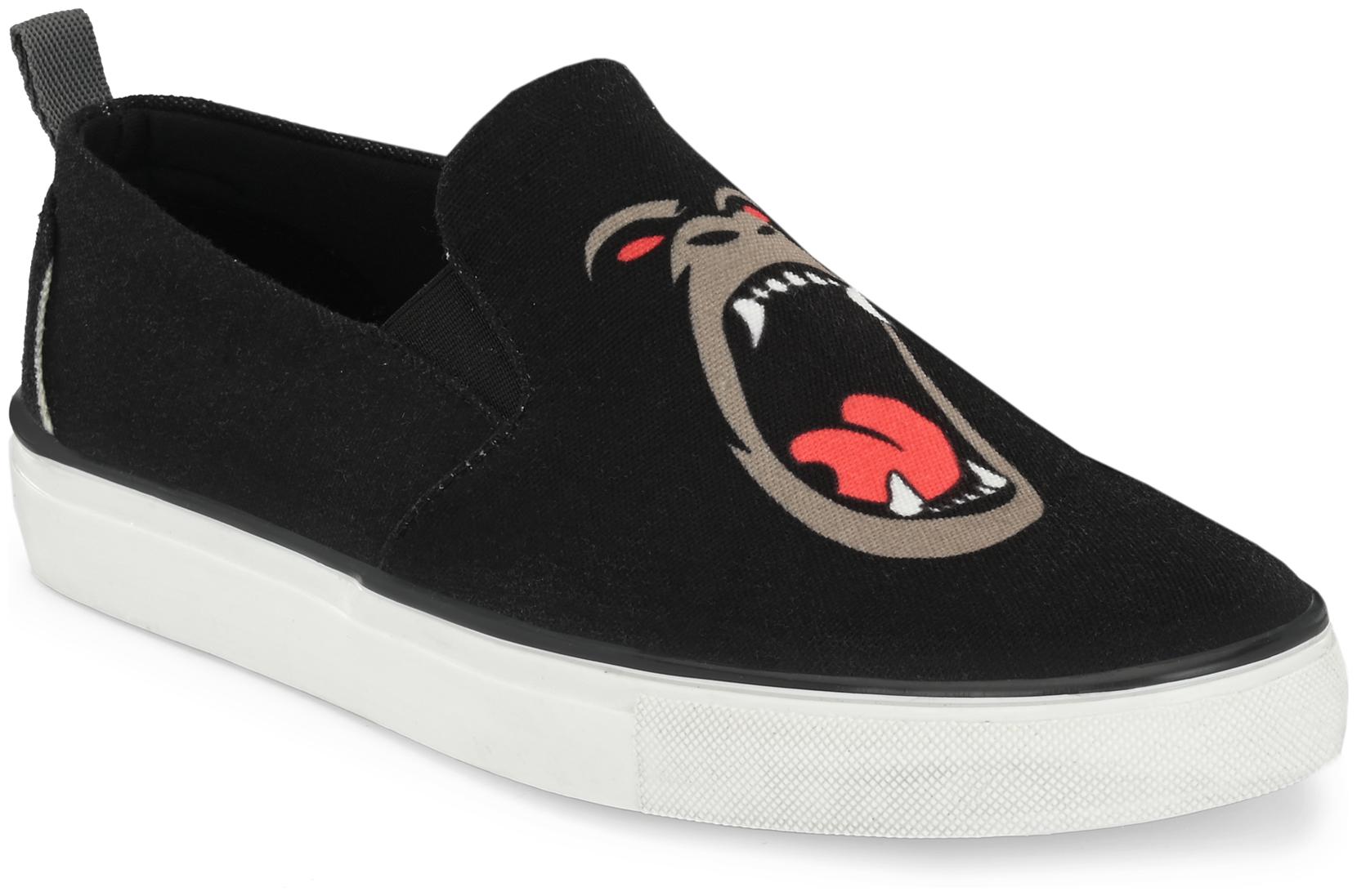 

Extrimos Men Black Casual Shoes - EXC-06-BL