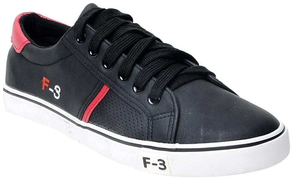 

F-3 JAGUAR-4-BLACK Men Black Sneakers