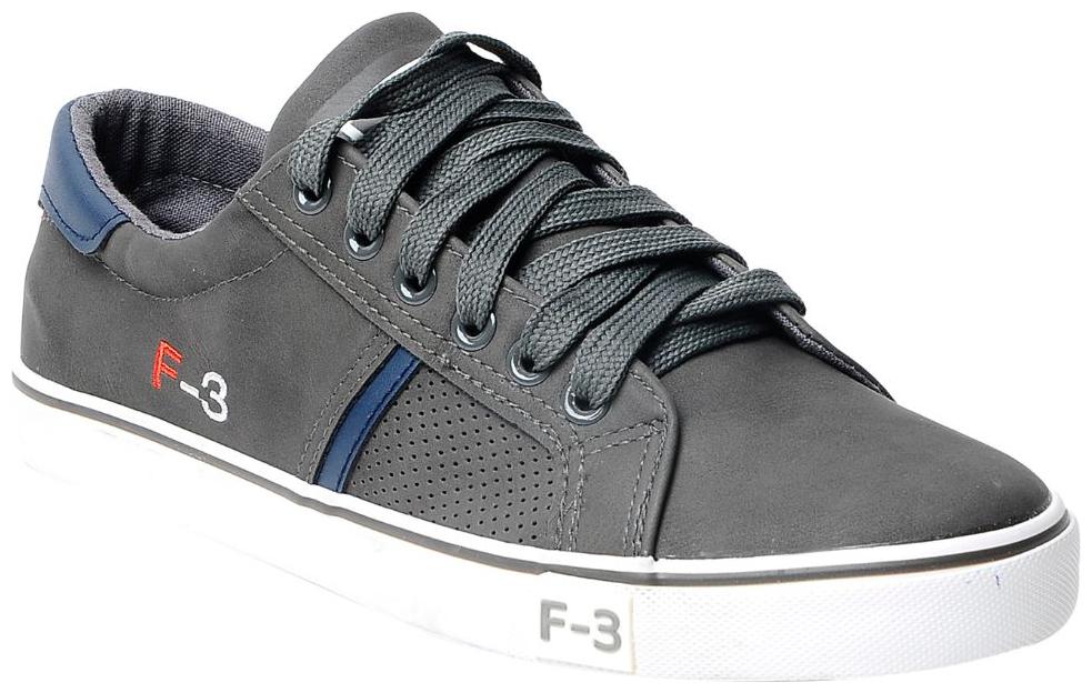 

F-3 JAGUAR-4-GREY Men Grey Sneakers