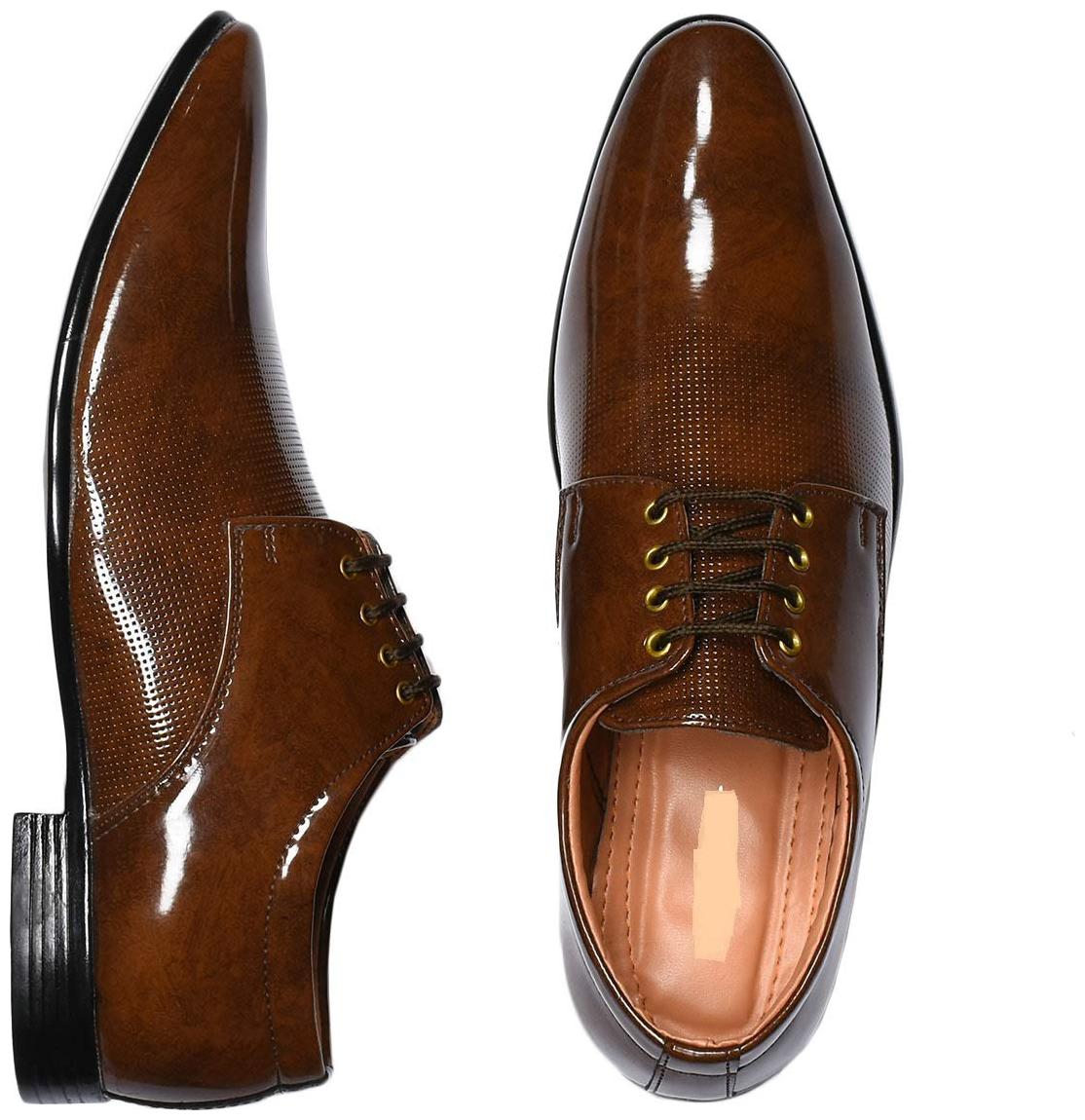 

FANTUM Men Brown Oxford Formal Shoes