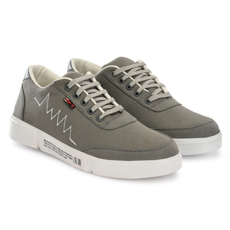 

FANTUM Men Grey Classic Sneakers - Current-grey