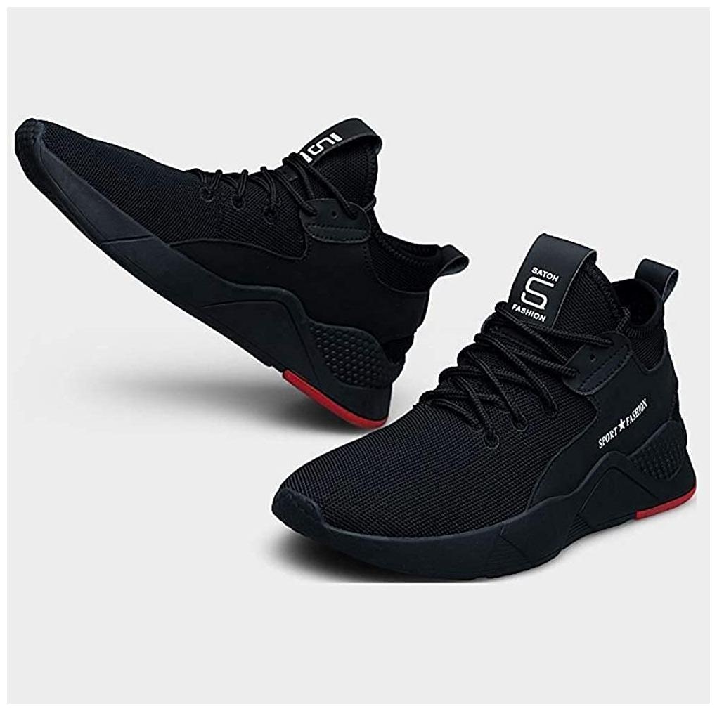 

FANTUM Men Trendy Running Shoes Training Gym Shoes ( Black )