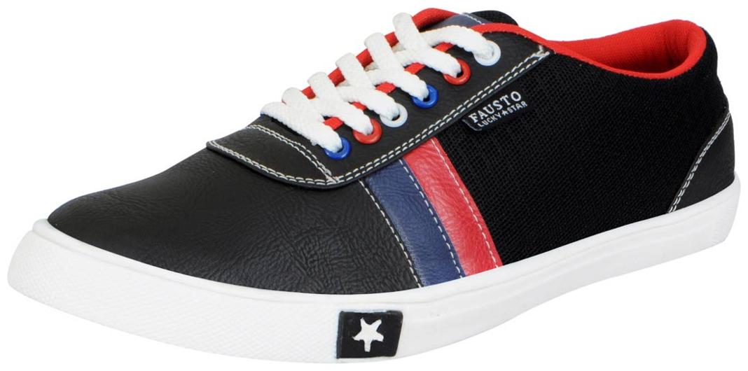 

FAUSTO Men Black Sneakers