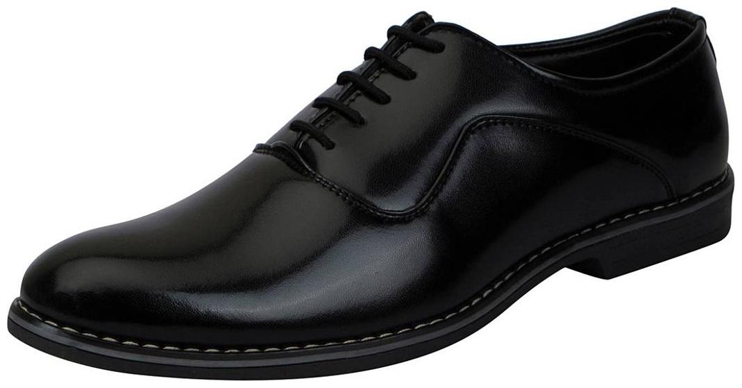 

Fausto Black Men s Formal Oxfords Shoes