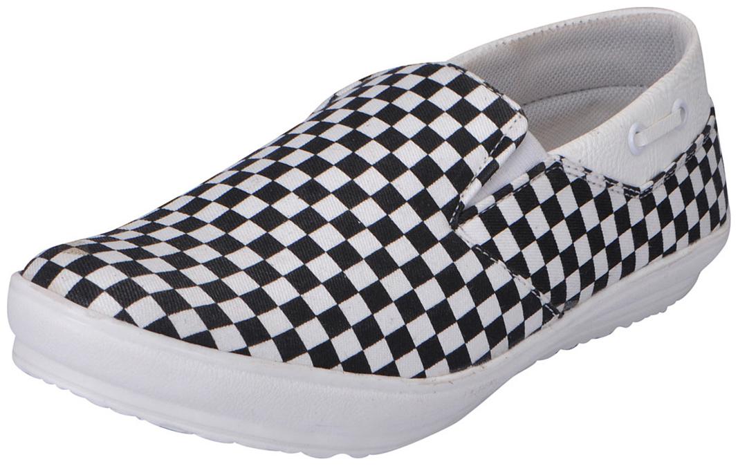 

FAUSTO Black White Men s Casual Shoes