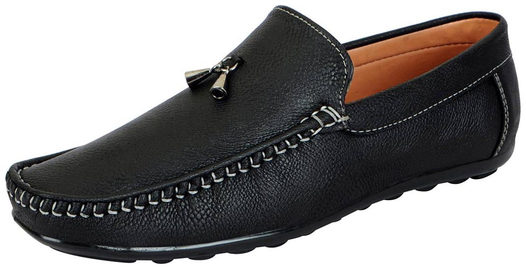 

FAUSTO Men Black Loafers