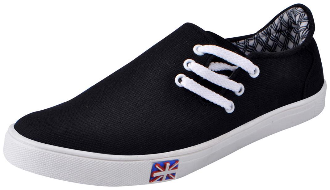 

FAUSTO Men Black Slip-On Sneakers