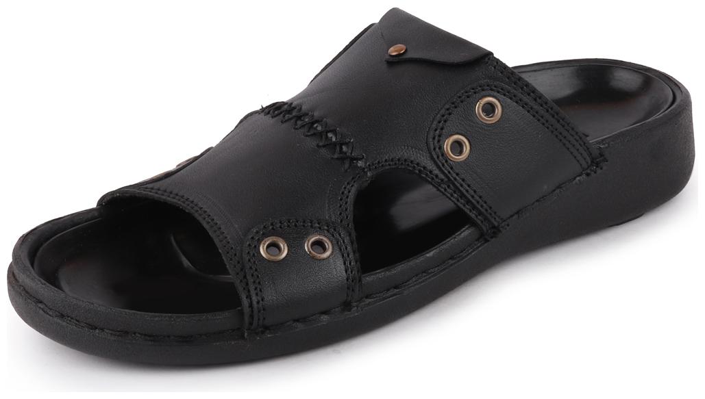 

FAUSTO Men Black Indoor Slippers - 1 Pair