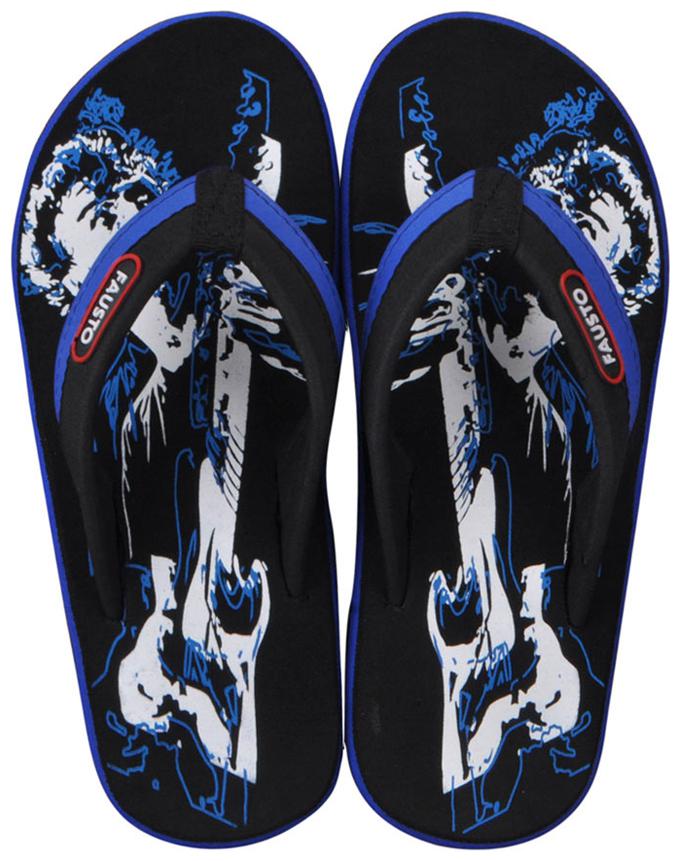 

FAUSTO Blue Men s Flip-Flops