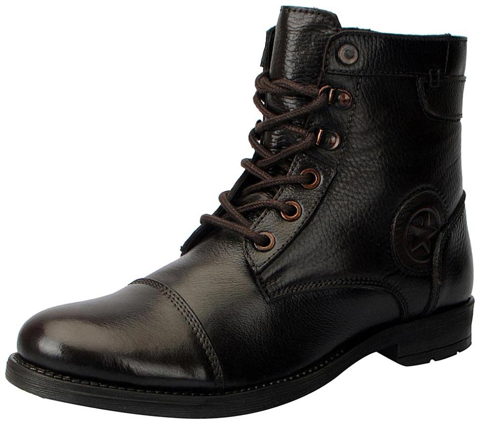 

FAUSTO Men Brown Ankle Boots - FST 3412 BROWN