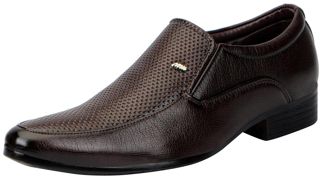 

FAUSTO Brown Men s Formal Slip-ons