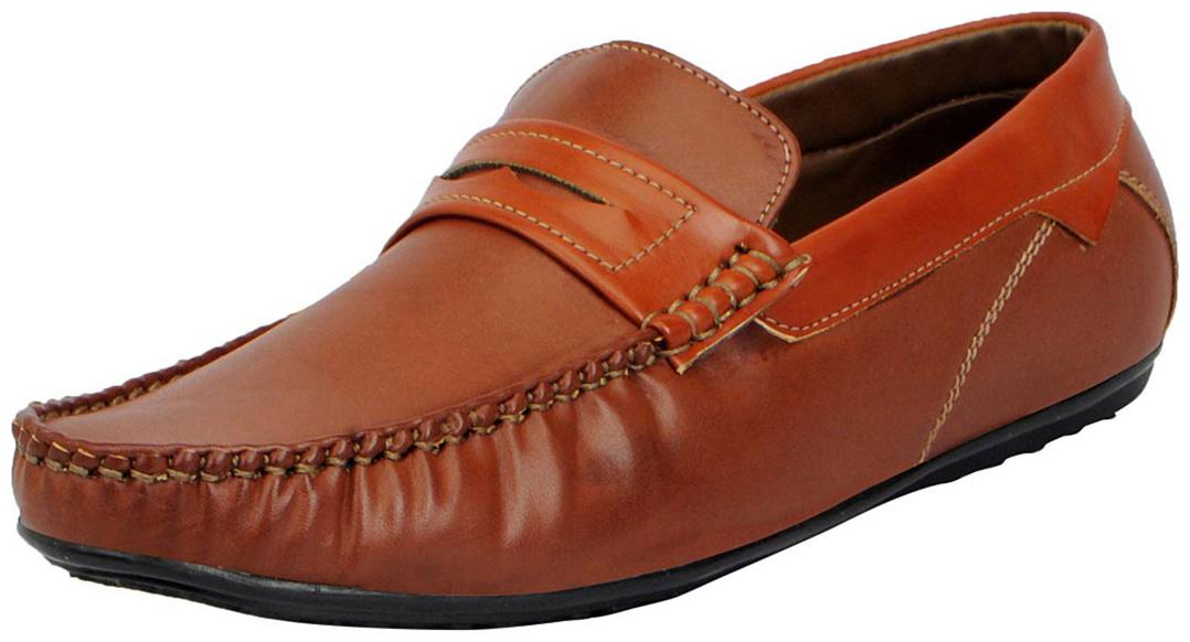 

FAUSTO Men Brown Loafers - FST 3555 BROWN