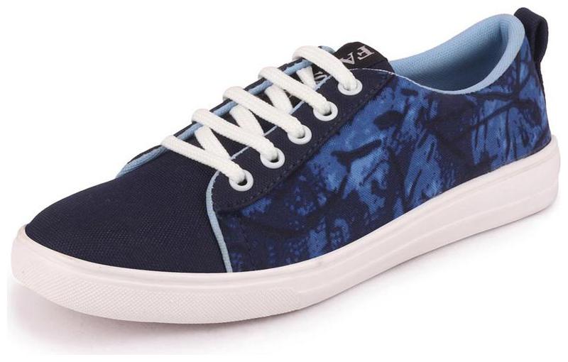 

FAUSTO Women Navy Blue Slip-On Shoes