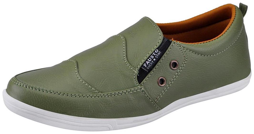 

FAUSTO Men Green Casual Shoes