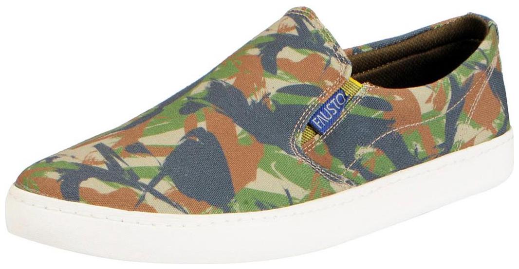 

FAUSTO Men Green Casual Shoes